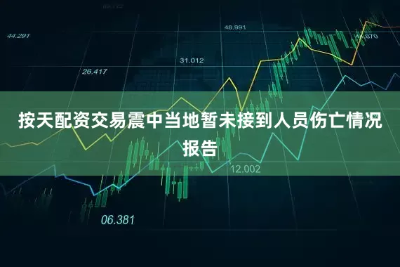 按天配资交易震中当地暂未接到人员伤亡情况报告